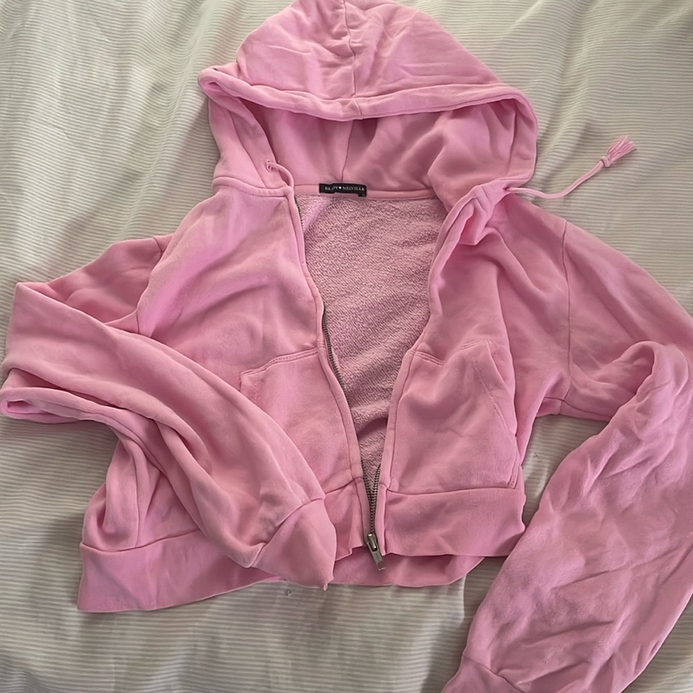 Brandy Melville Zip Up Hoodie